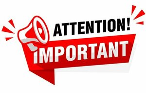 Informations importantes