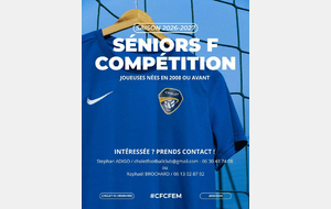 Création équipe Seniors Féminines
